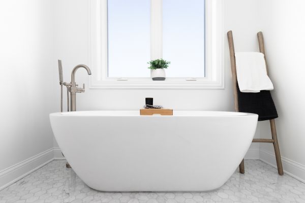 Freestanding Tub Installation in Fortville